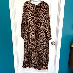 H&M leopard print dress